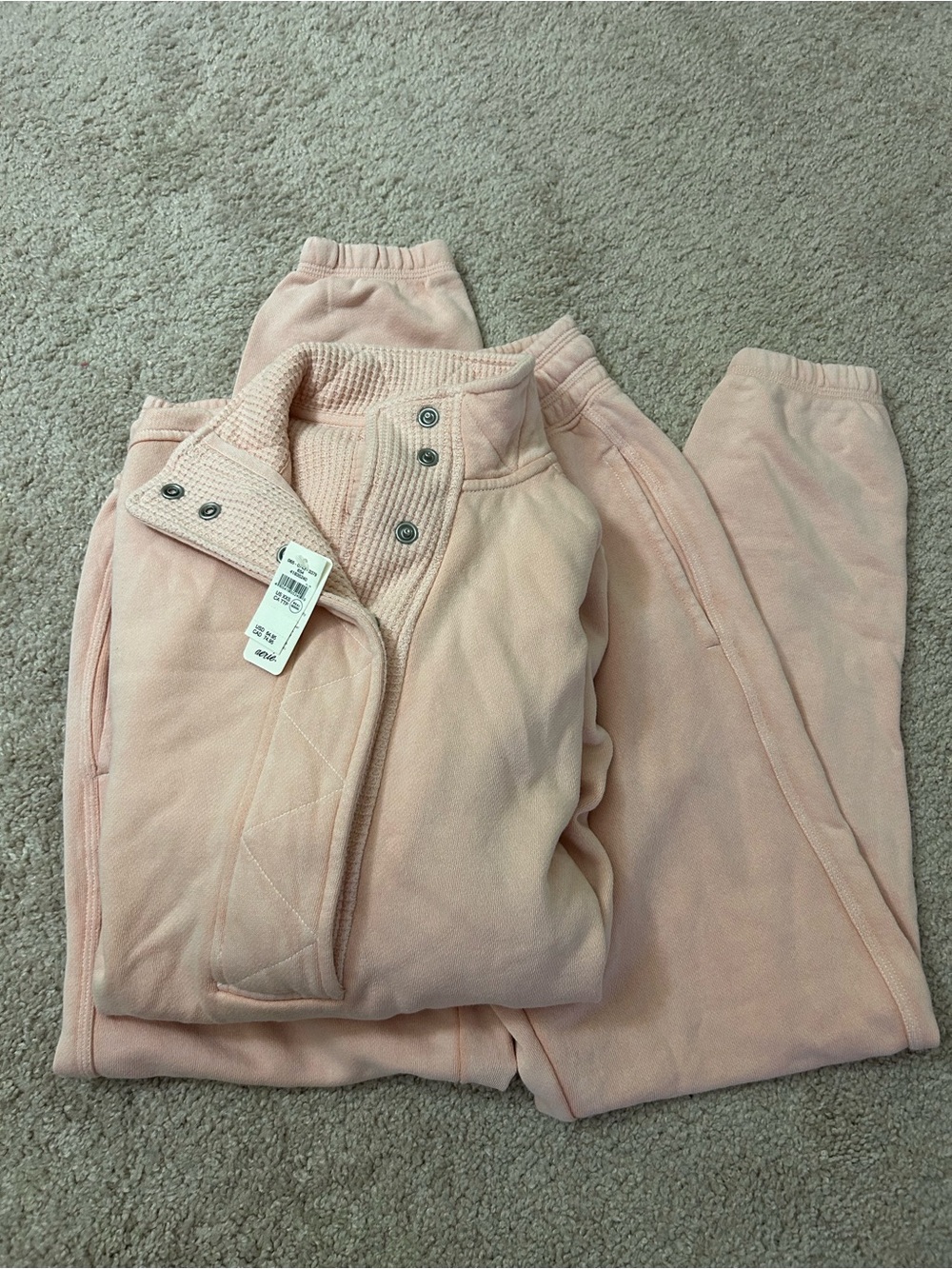 Aerie Blush Pink Jogger Set